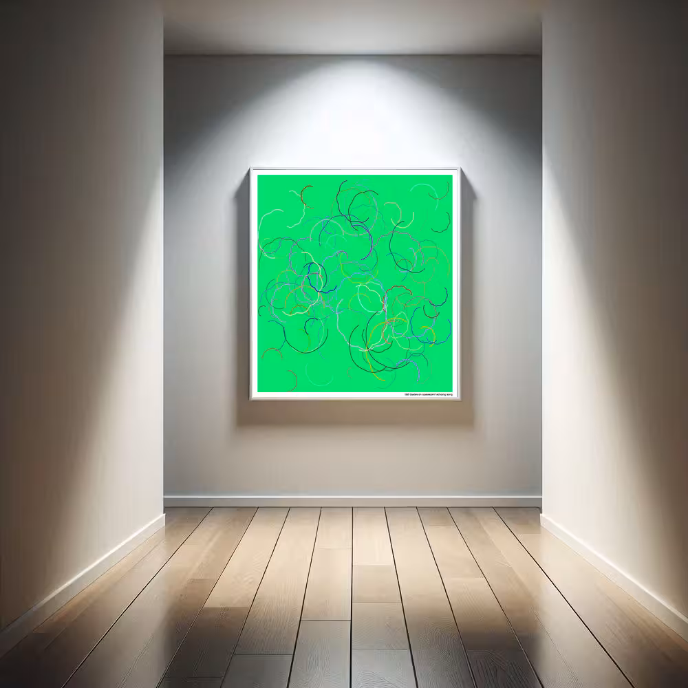 130 blades on opalescent echoing song in room setting