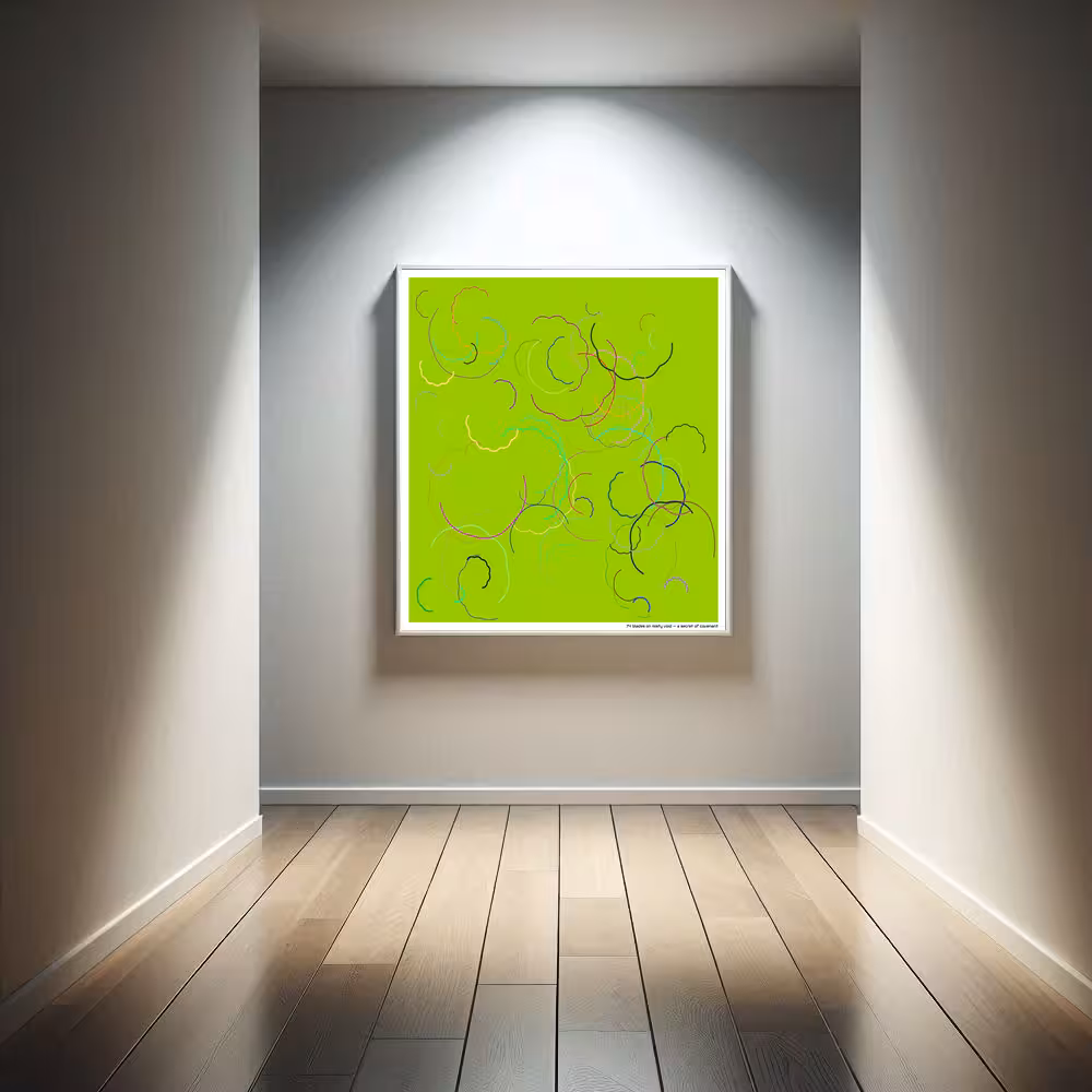 74 blades on misty void — a secret of covenant in room setting