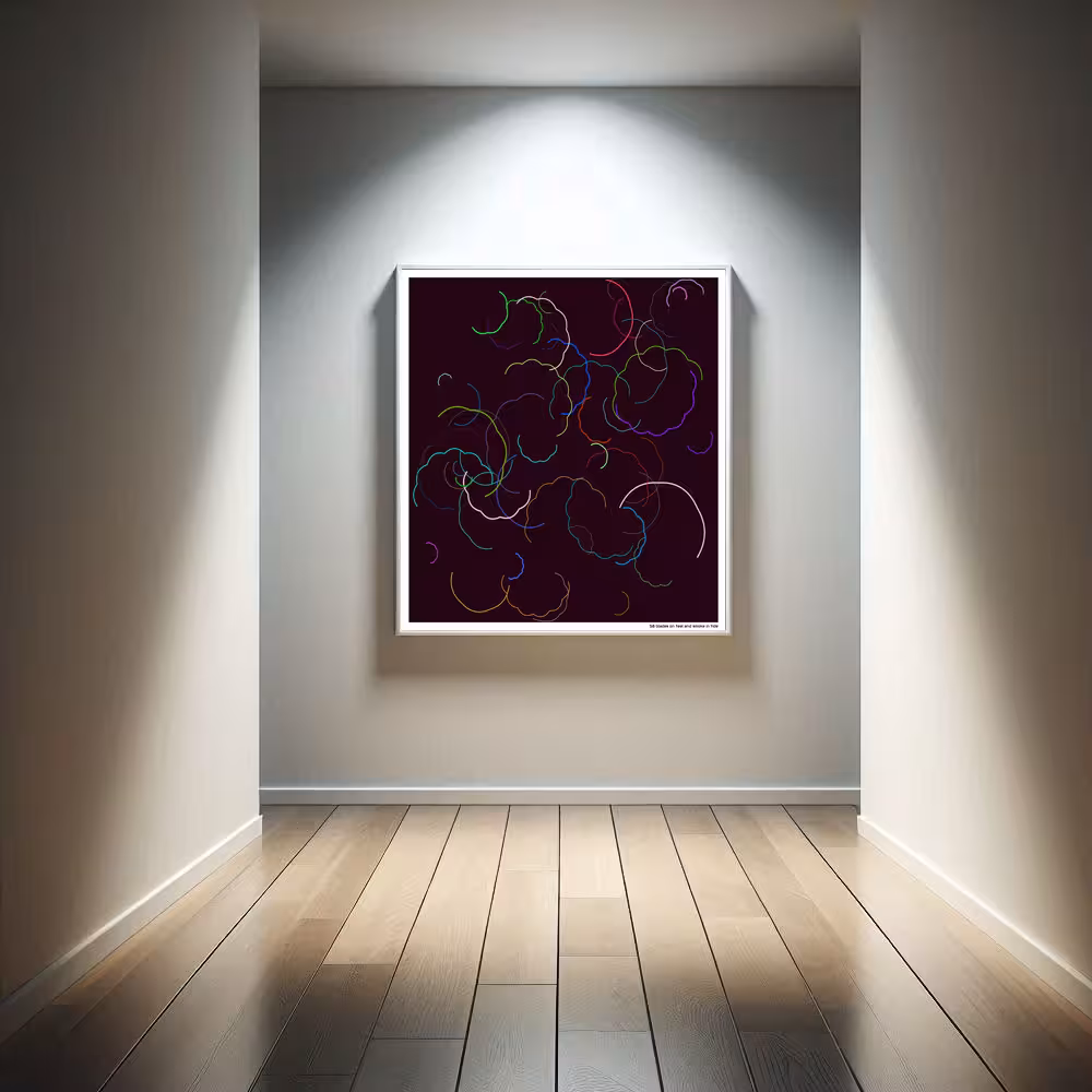 58 blades on teal and smoke in tide in room setting