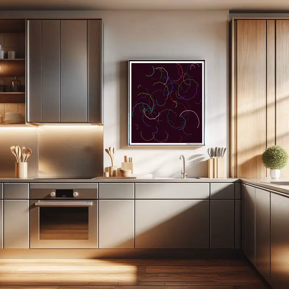 58 blades on teal and smoke in tide in room setting