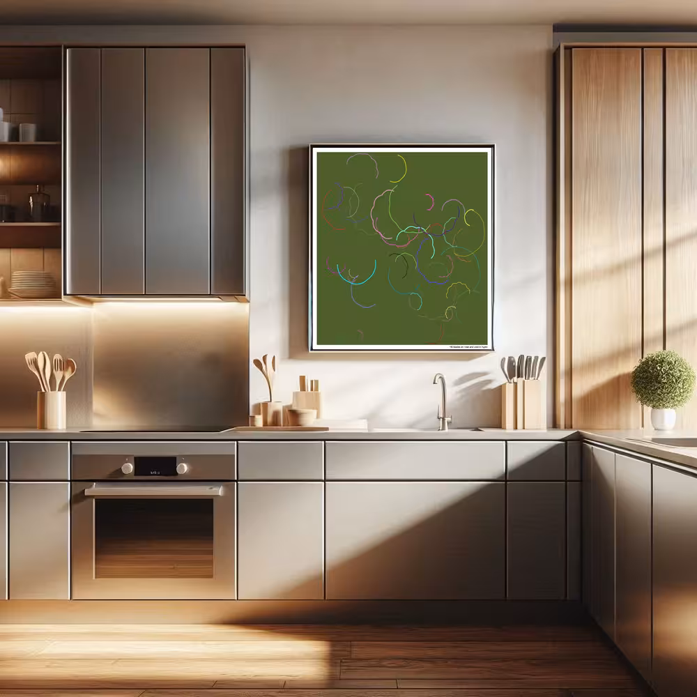 46 blades on rose and void in hymn in room setting