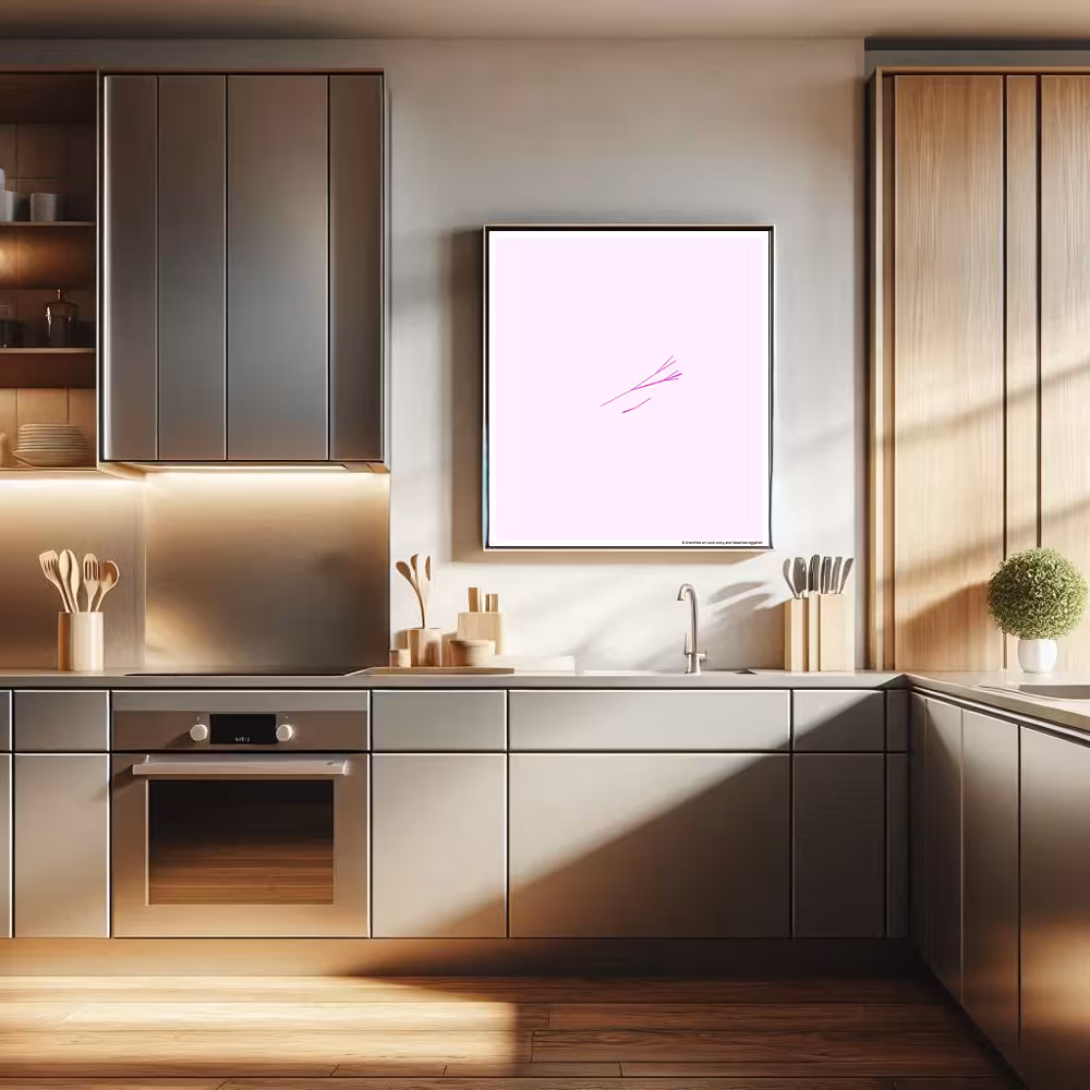 6 branches on lucid ivory and bleached eggshell in room setting