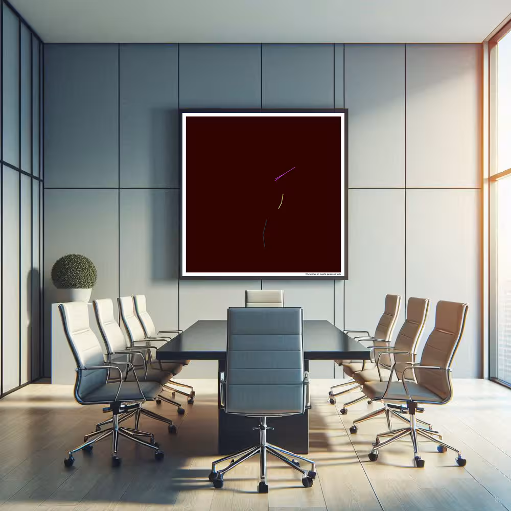 11 branches on mystic garden of jade in room setting