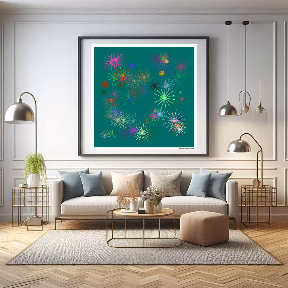 68 burst on jade eclipse in room setting