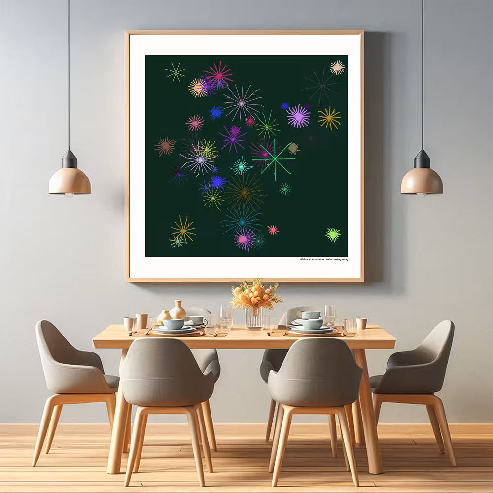 45 burst on stained ash chasing song in room setting