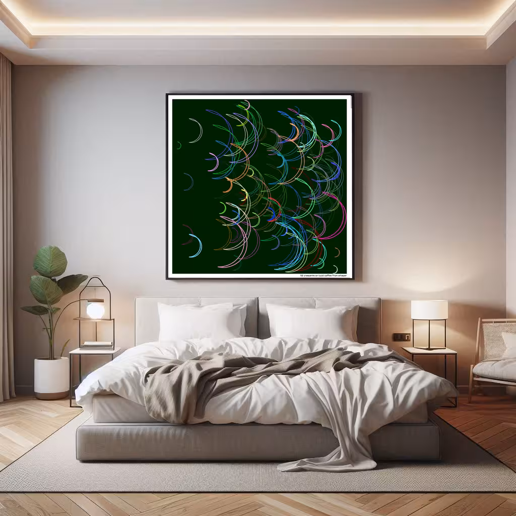 112 crescents on lucid coffee from whisper in room setting