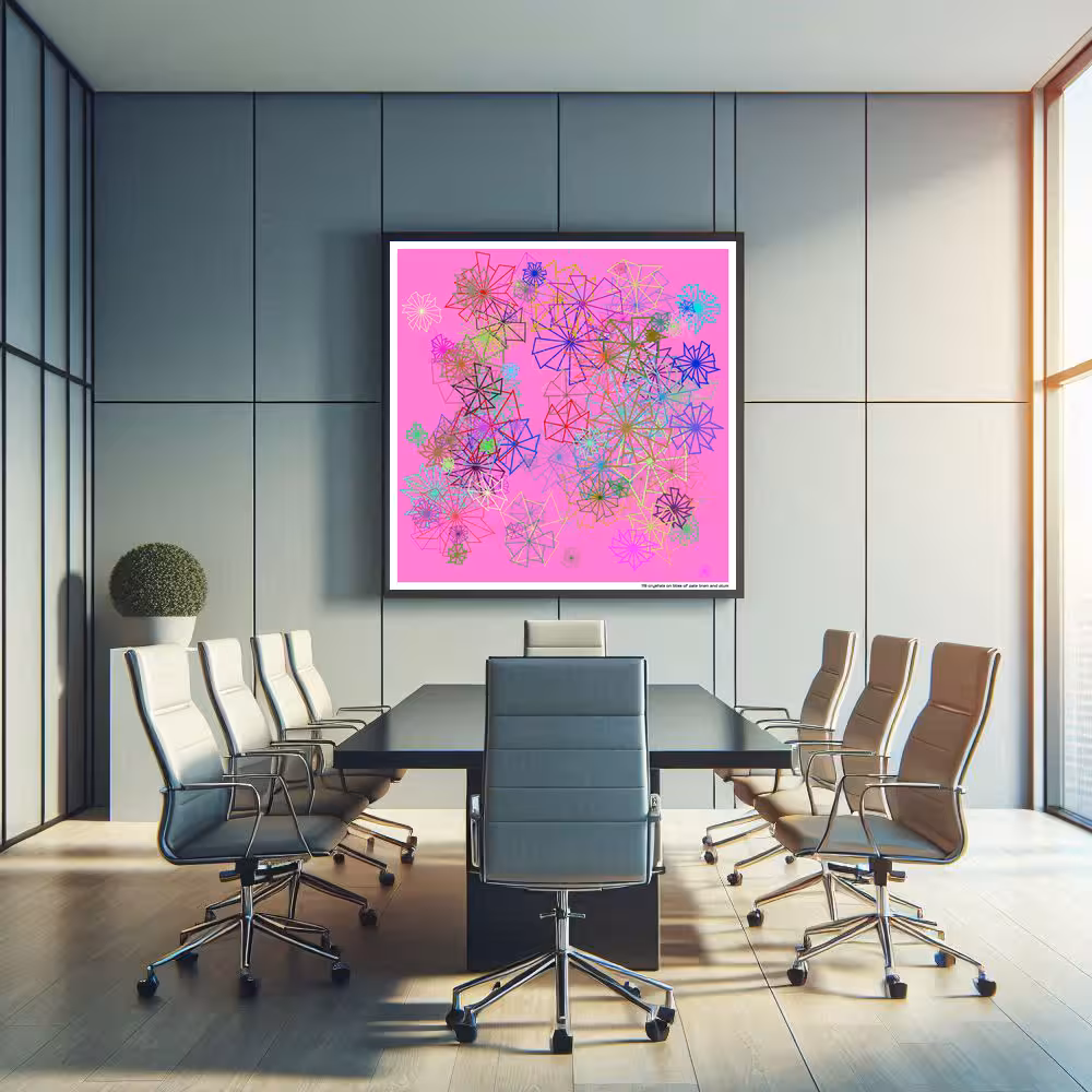 119 crystals on bliss of pale linen and plum in room setting