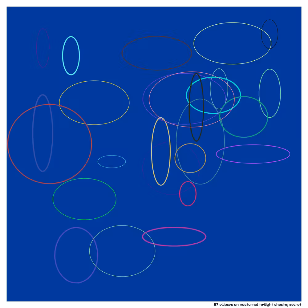 27 ellipses on nocturnal twilight chasing secret