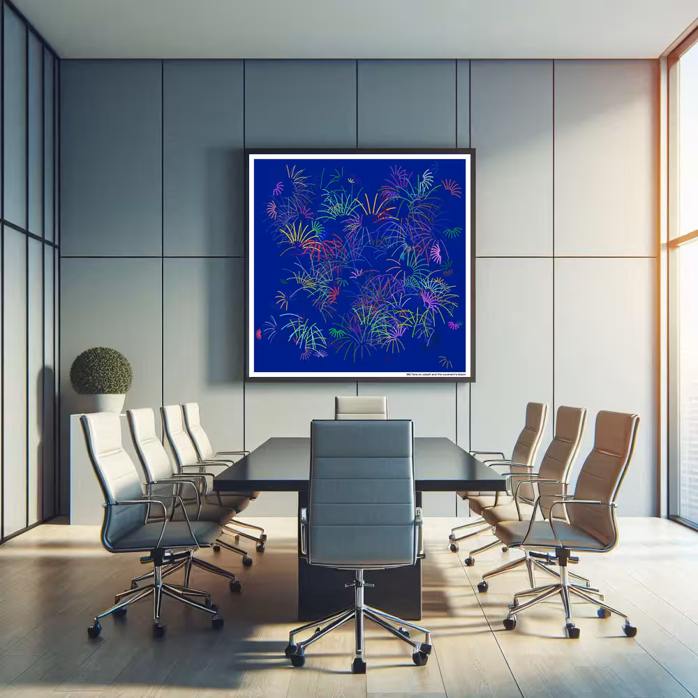 185 fans on cobalt and the covenant's bloom in room setting