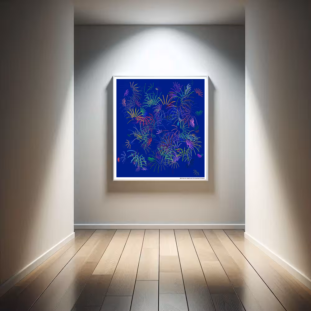 185 fans on cobalt and the covenant's bloom in room setting