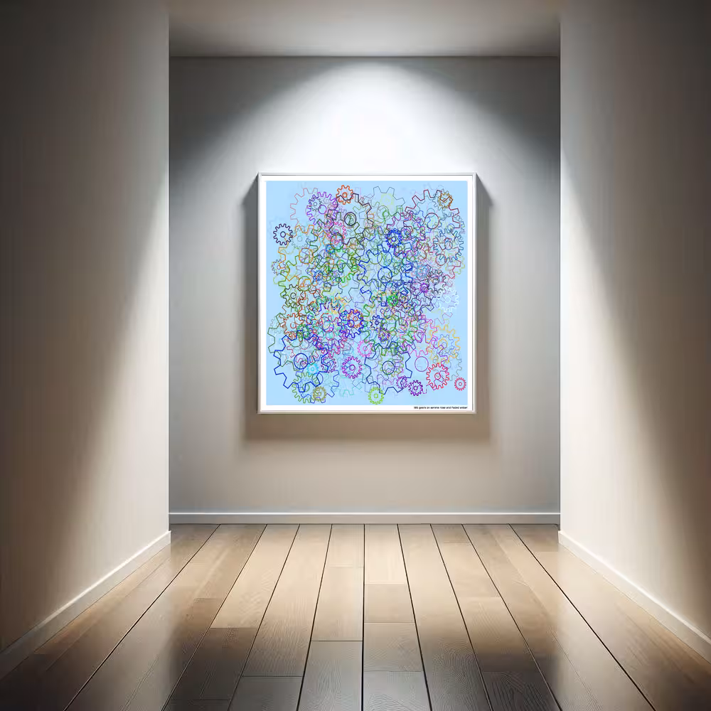 185 gears on serene rose and faded amber in room setting