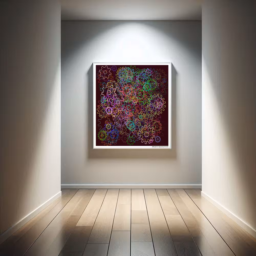 200 gears on sage among the whim in room setting