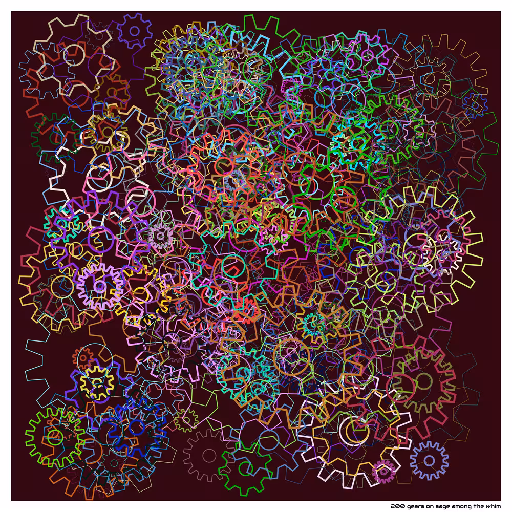 200 gears on sage among the whim