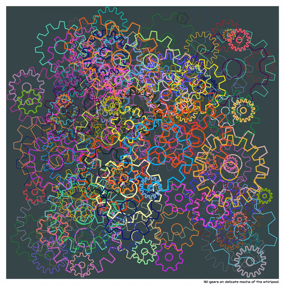 161 gears on delicate mocha of the whirlpool