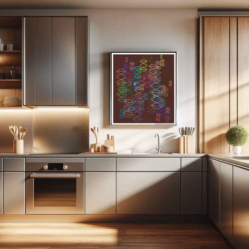 98 helixes on muted orchid and promise of delight in room setting