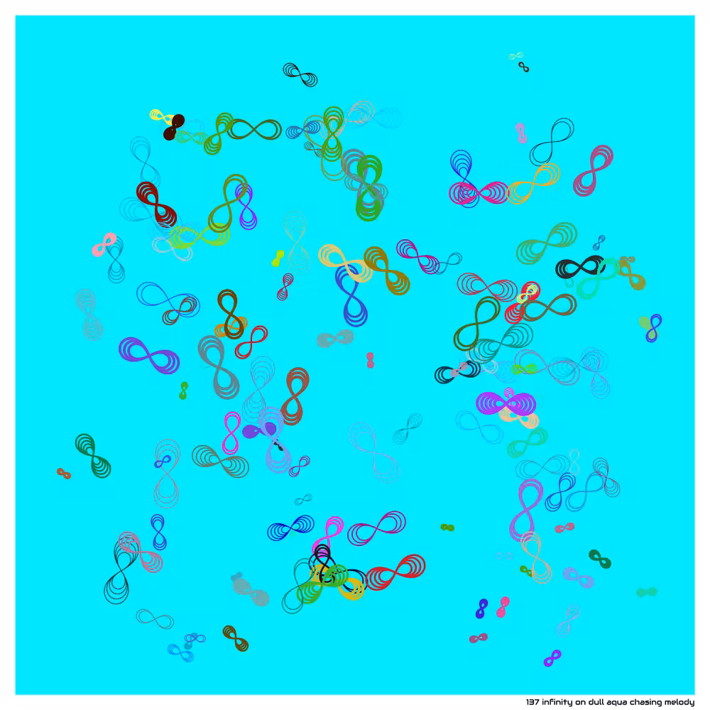 137 infinity on dull aqua chasing melody