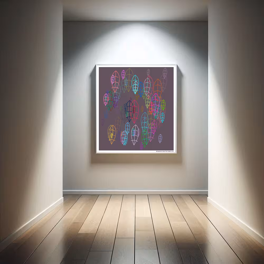 88 leaves on cloud from radiant wine in room setting