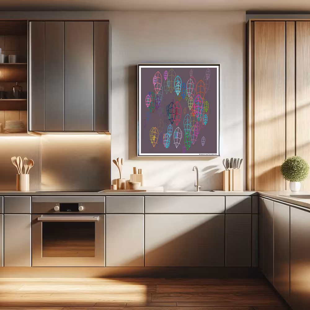 88 leaves on cloud from radiant wine in room setting