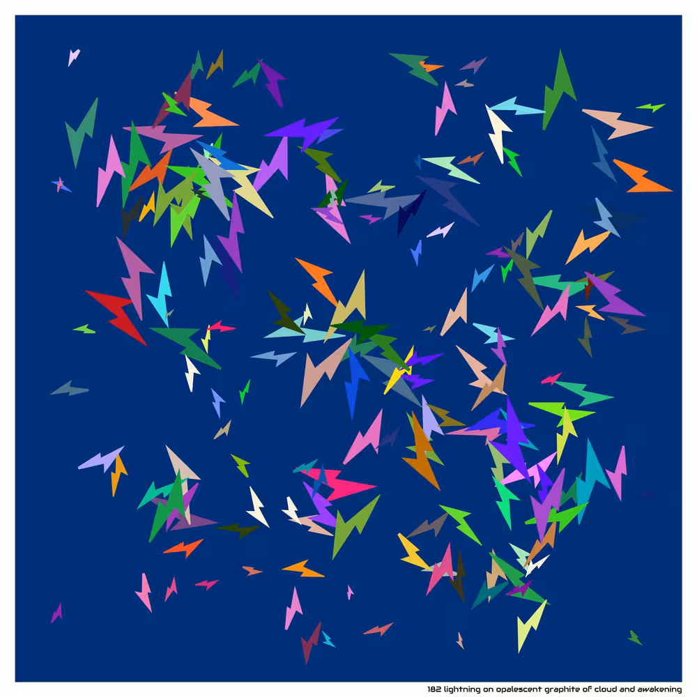 182 lightning on opalescent graphite of cloud and awakening