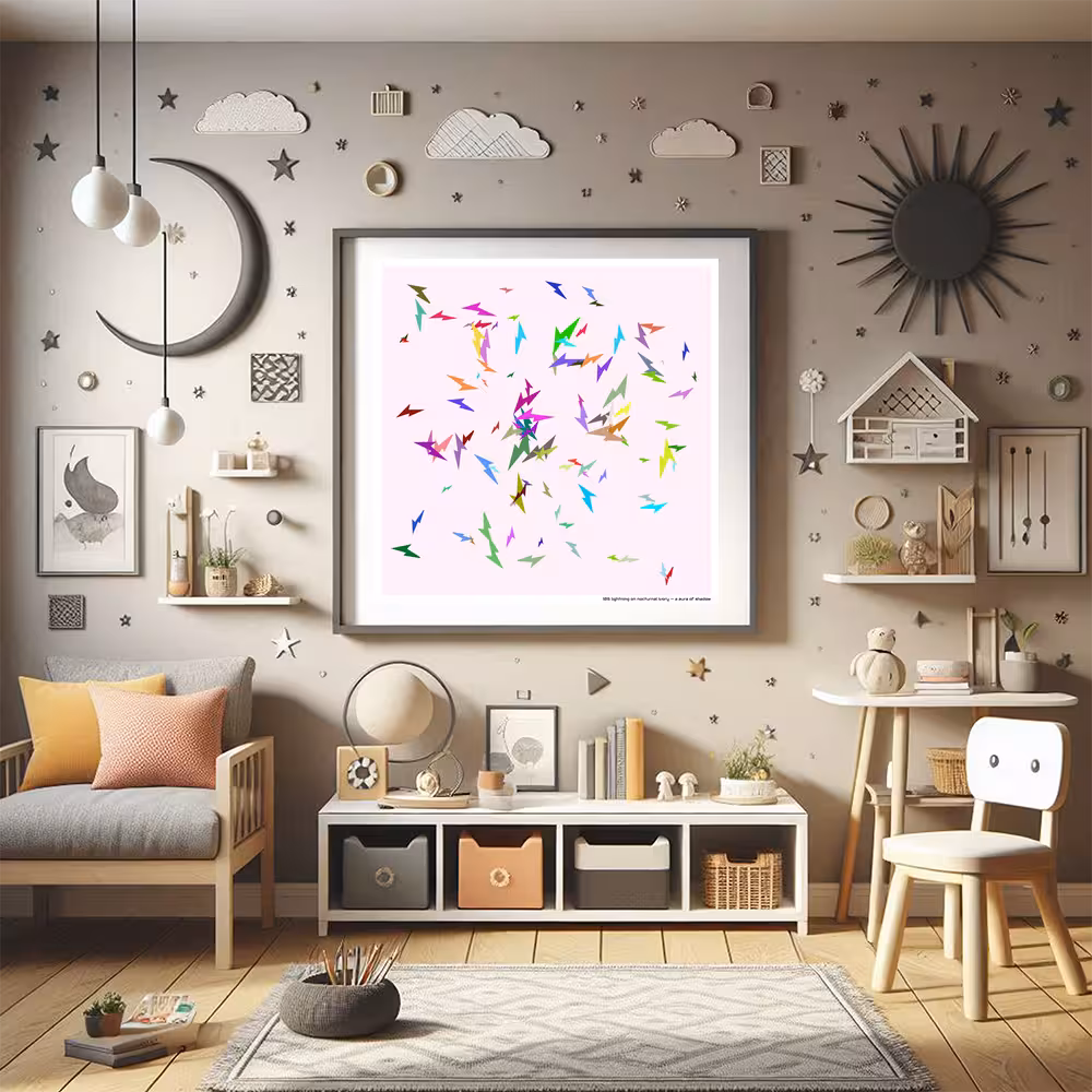 105 lightning on nocturnal ivory — a aura of shadow in room setting