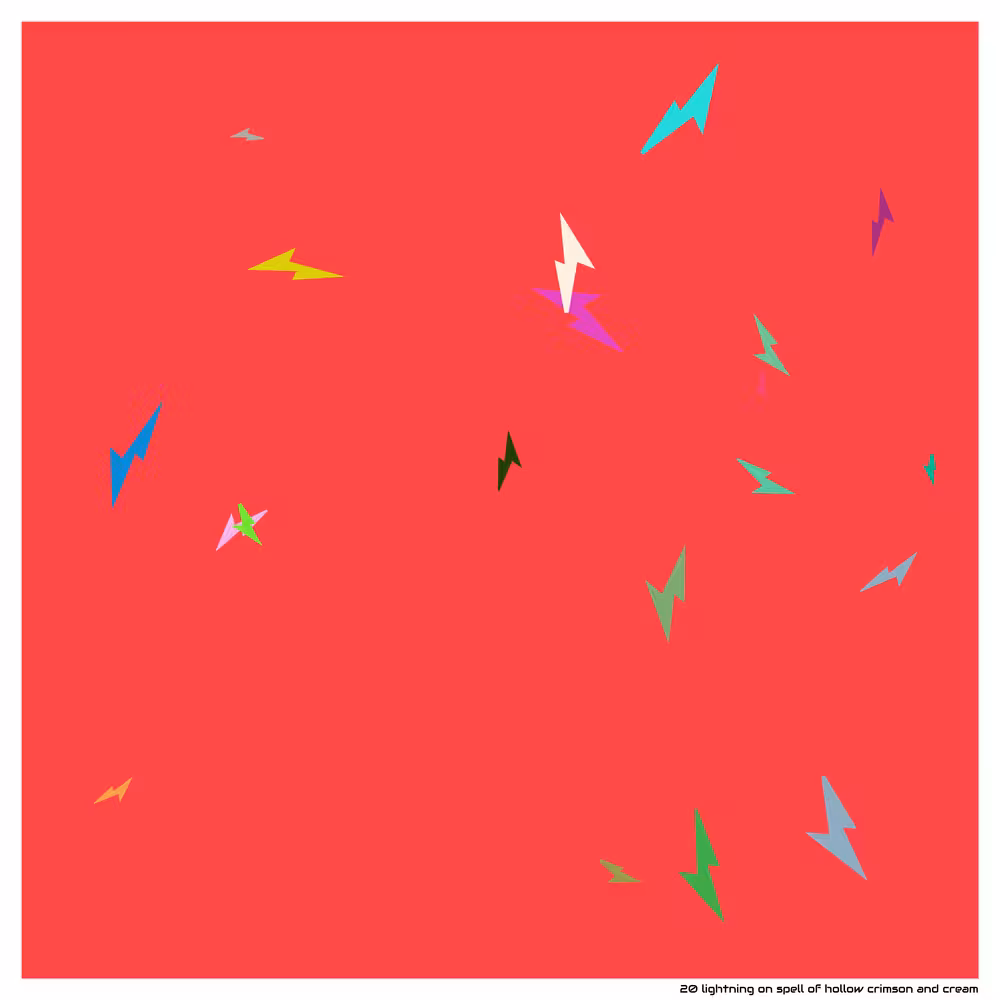 20 lightning on spell of hollow crimson and cream