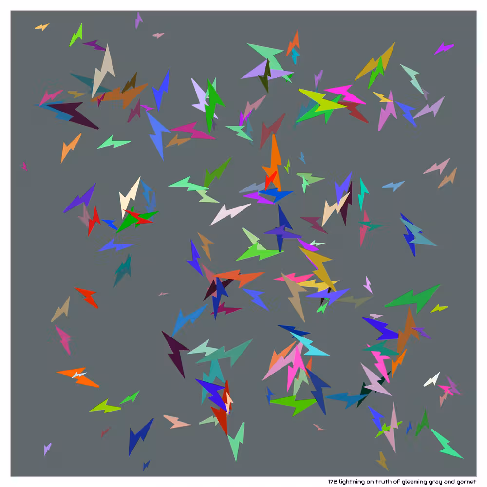 172 lightning on truth of gleaming gray and garnet