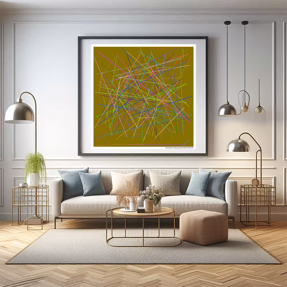 175 lines on lonely cloud and shore of secret in room setting