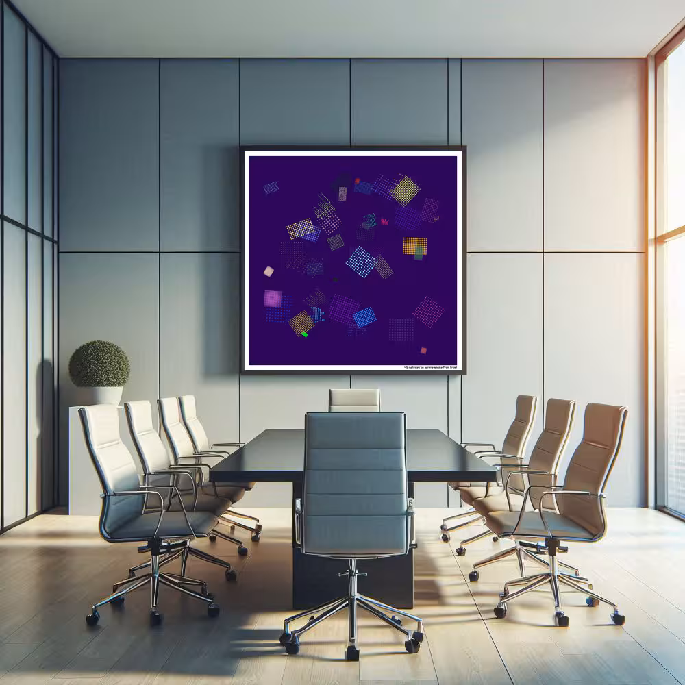 45 matrices on serene smoke from frost in room setting