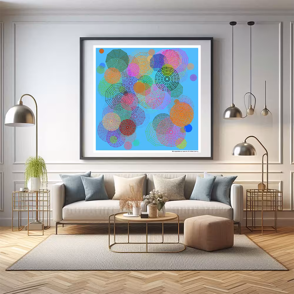 95 mazedisks on secret of chilled cherry in room setting