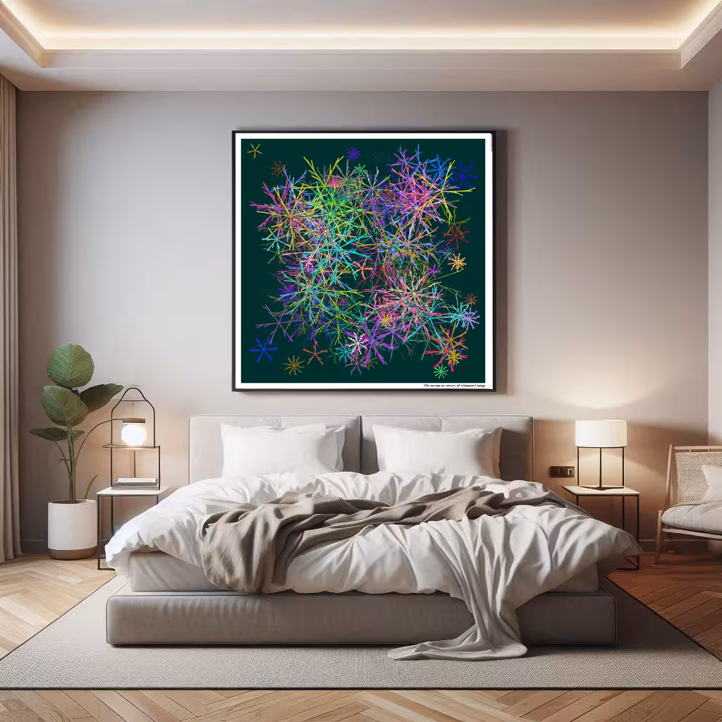 175 nerves on return of iridescent beige in room setting