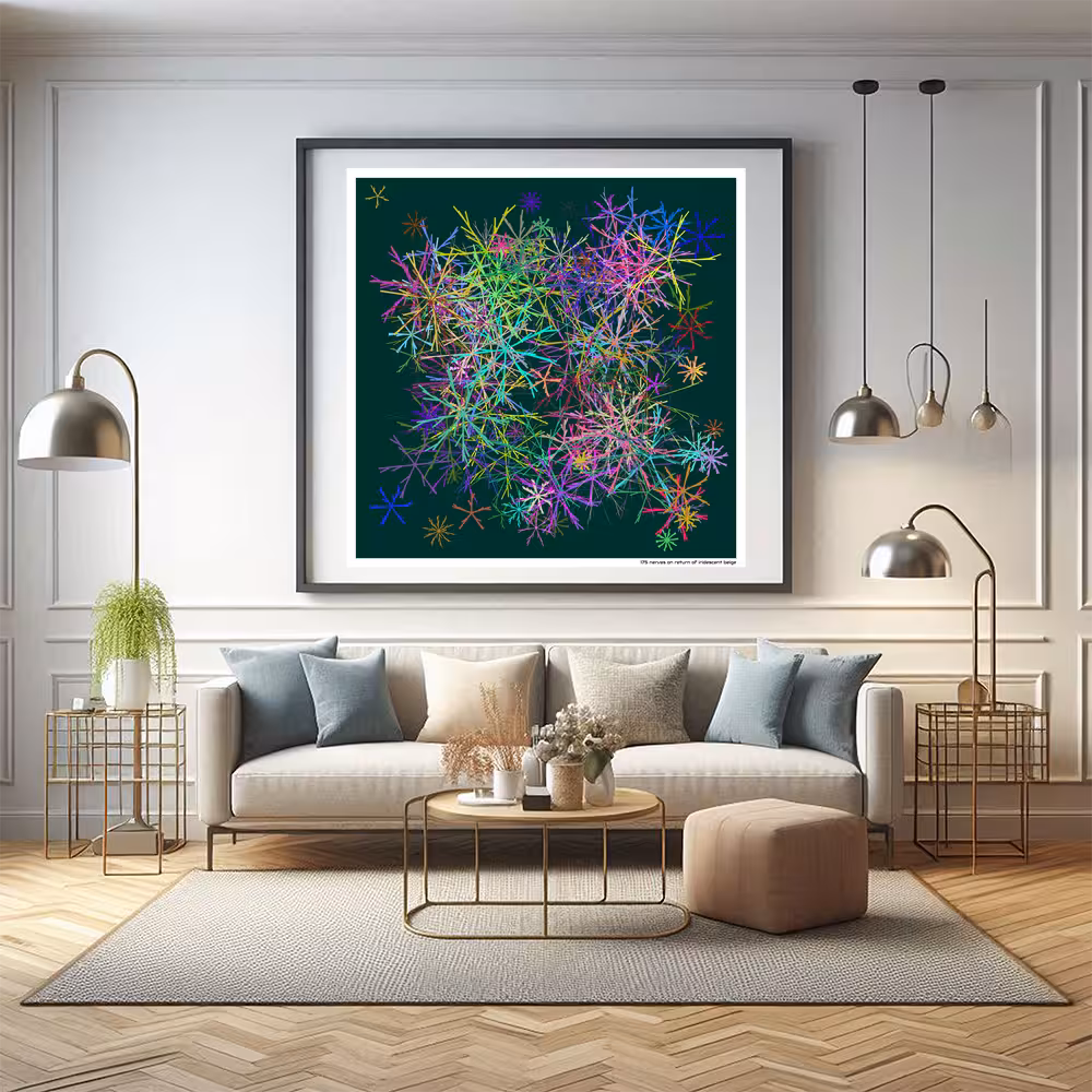 175 nerves on return of iridescent beige in room setting