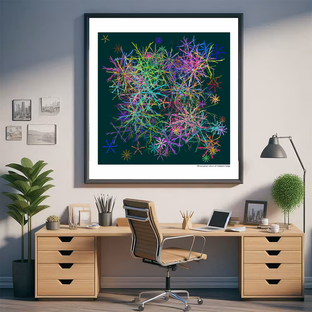 175 nerves on return of iridescent beige in room setting