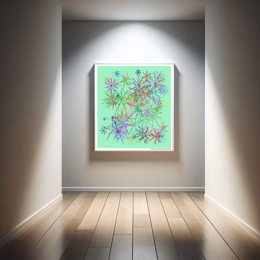 141 nerves on soothing sky of spire and elegy in room setting