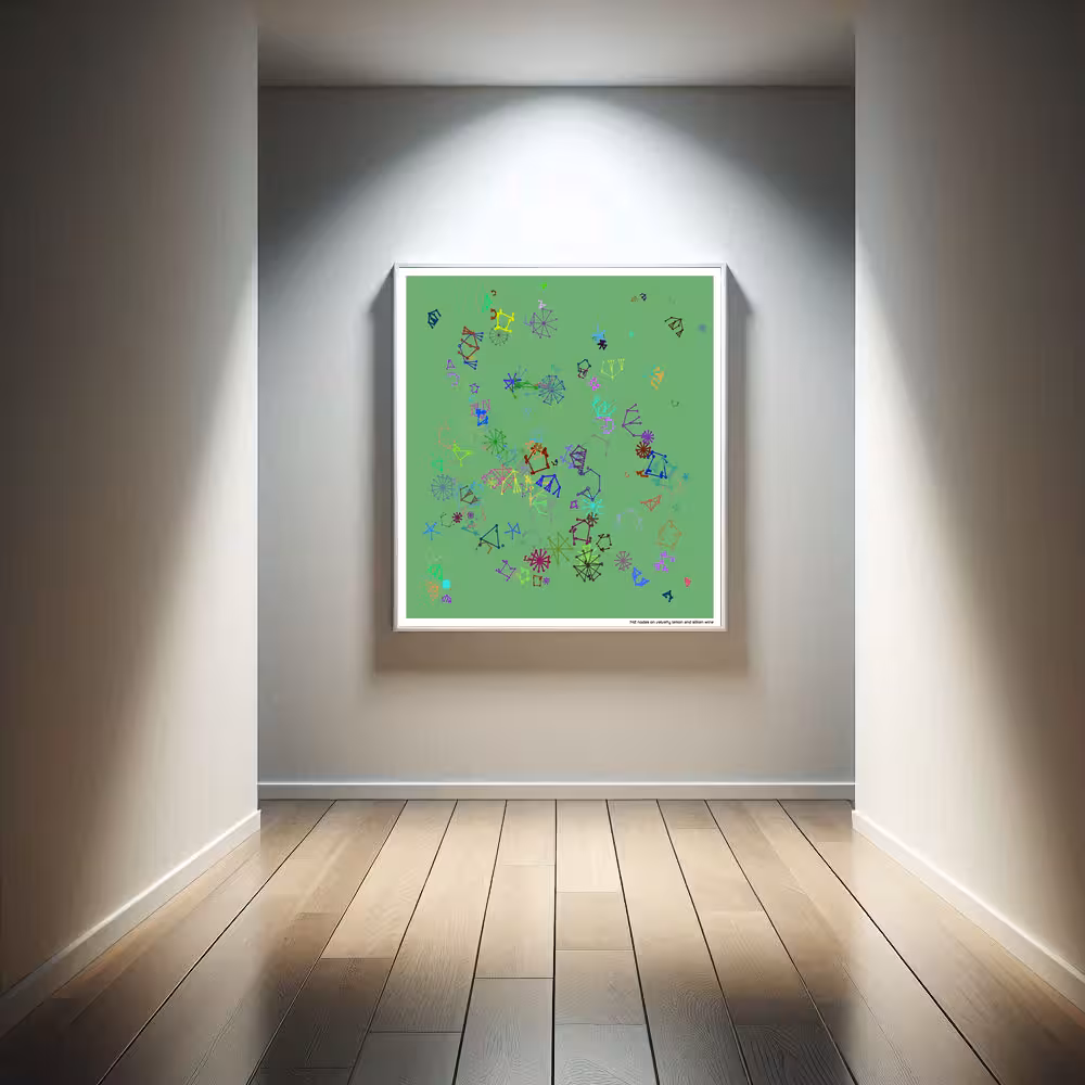 142 nodes on velvety lemon and silken wine in room setting