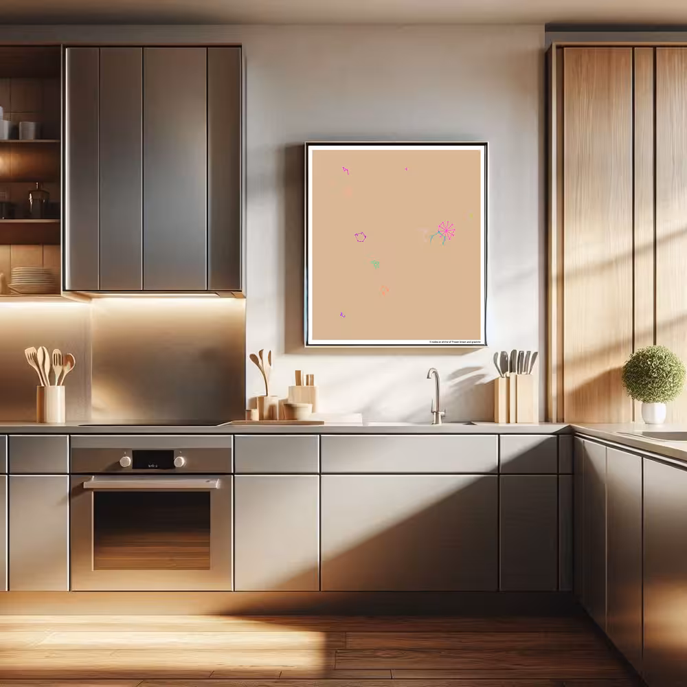 11 nodes on shrine of frozen brown and graphite in room setting