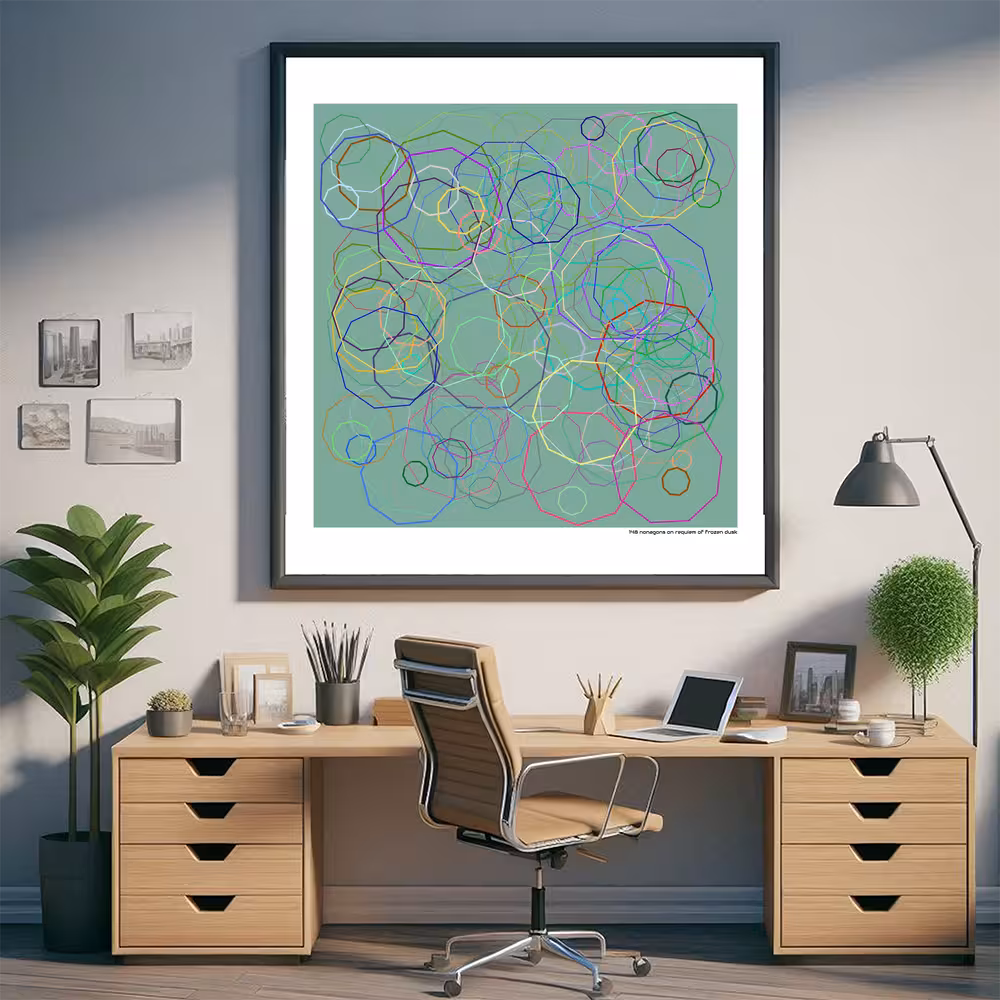 148 nonagons on requiem of frozen dusk in room setting