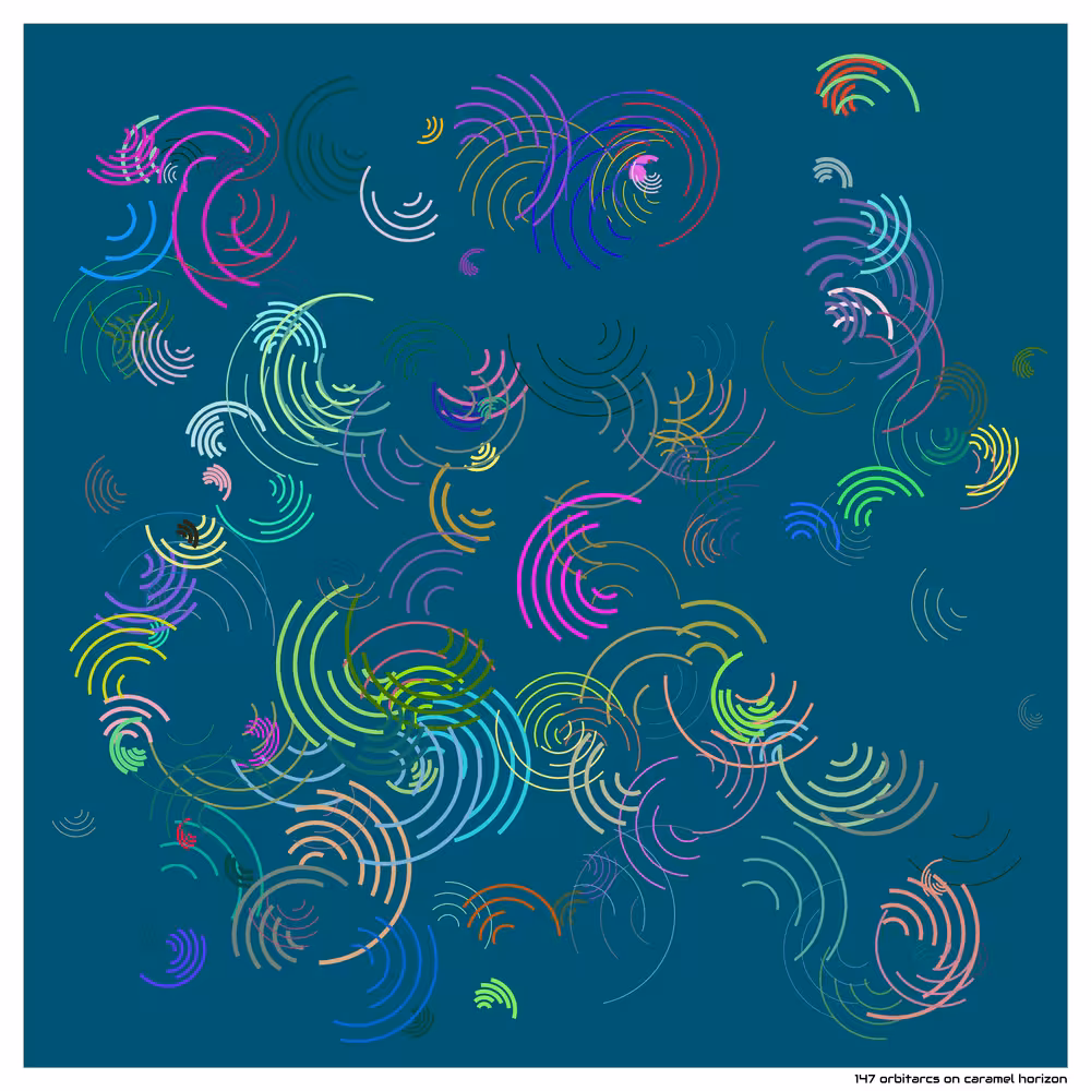 147 orbitarcs on caramel horizon