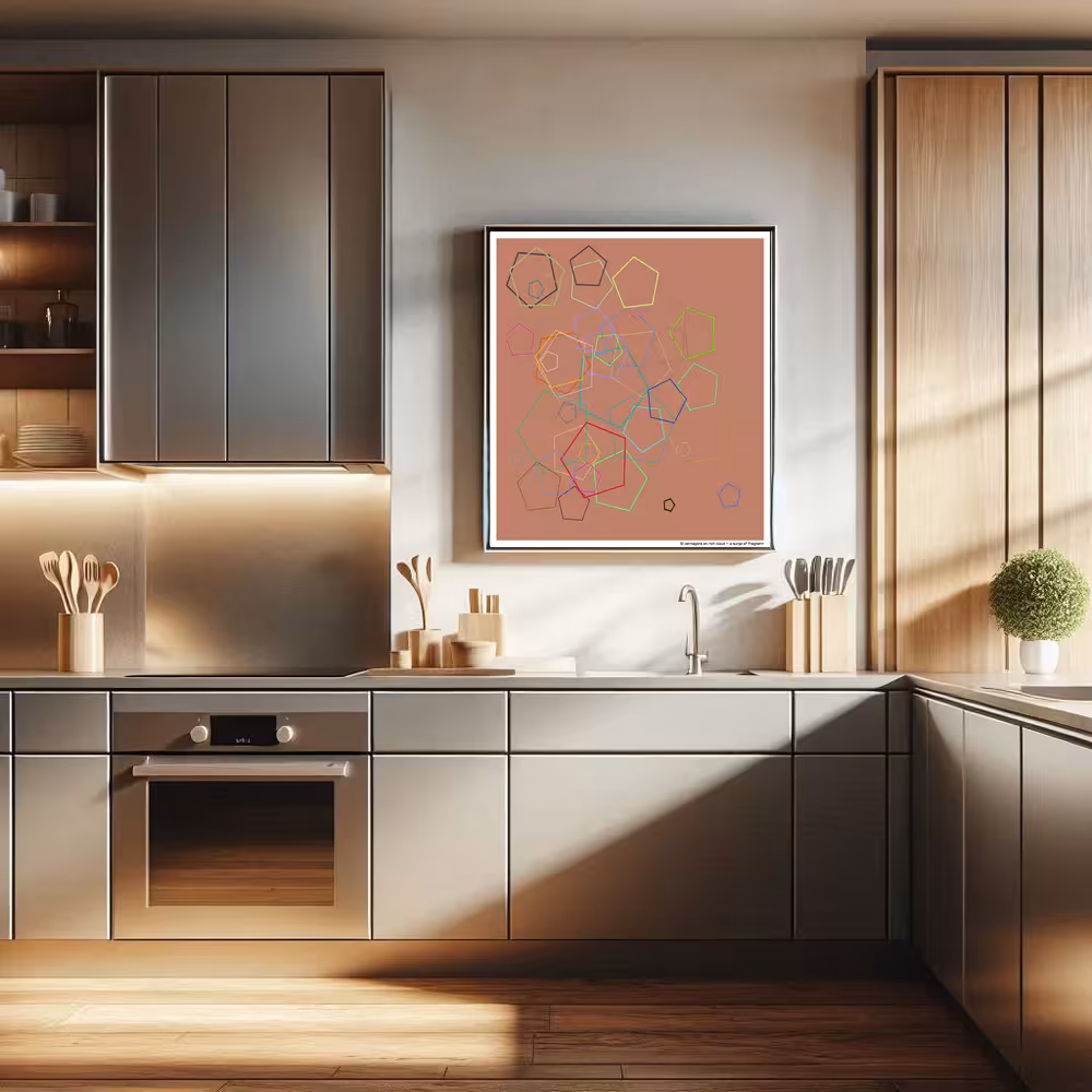 51 pentagons on rich cloud — a surge of fragment in room setting