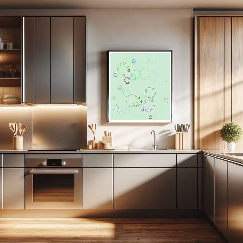 31 petals on deep rose — a mirage of shore in room setting