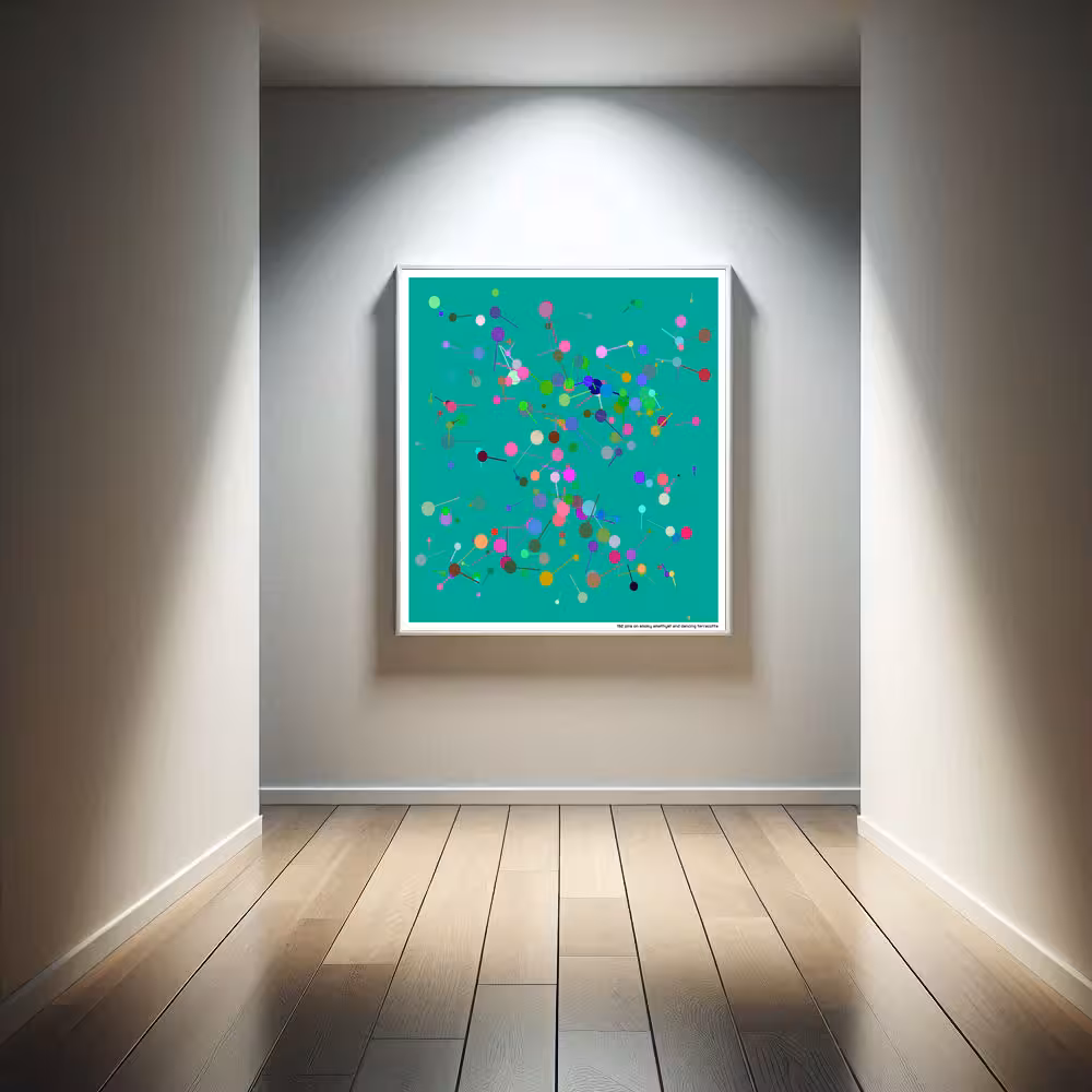 192 pins on smoky amethyst and dancing terracotta in room setting