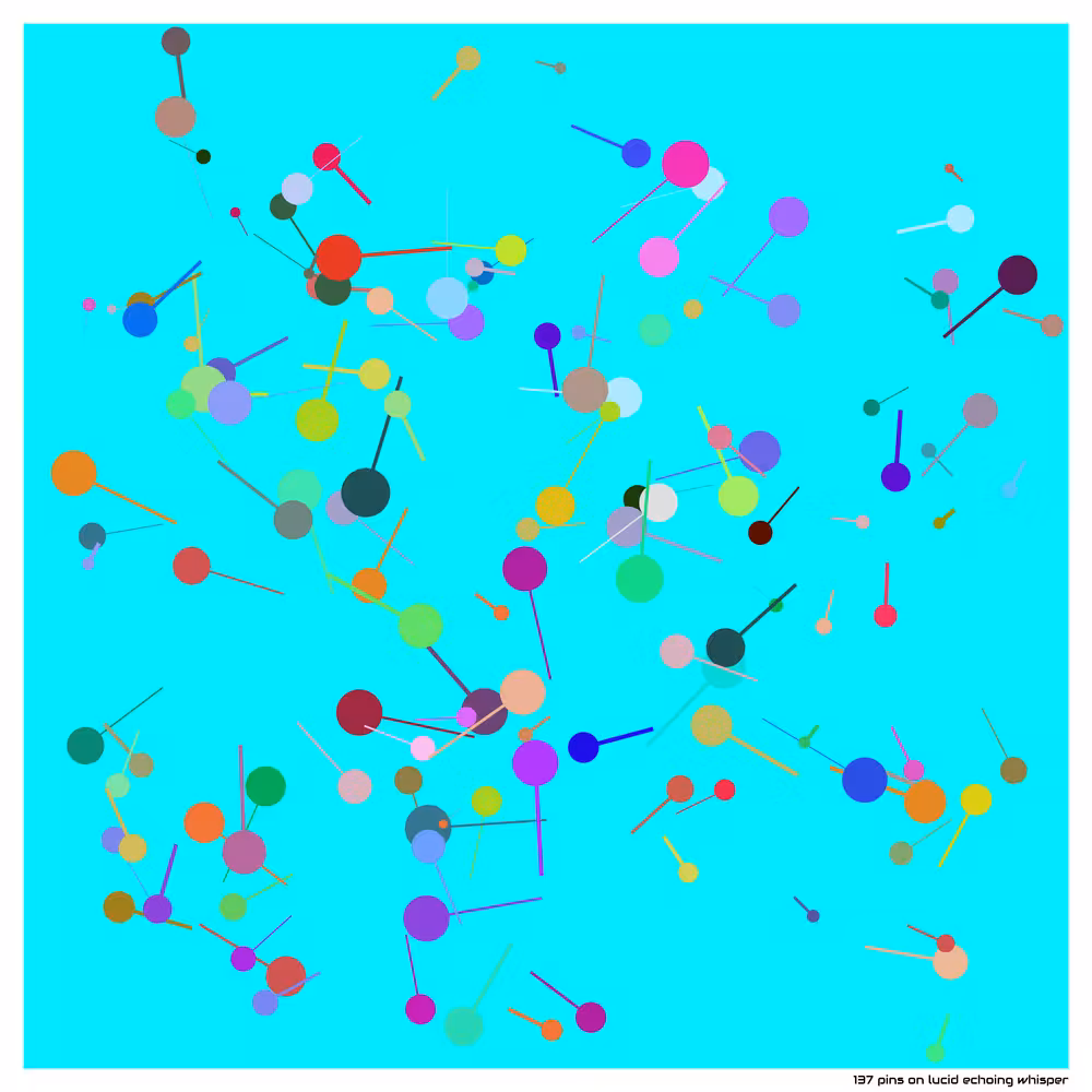 137 pins on lucid echoing whisper