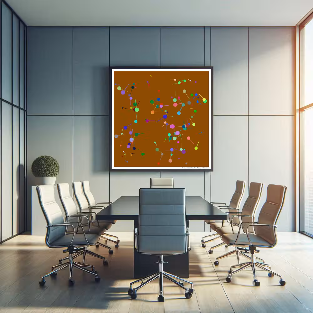 111 pins on silent pewter of song and cascade in room setting