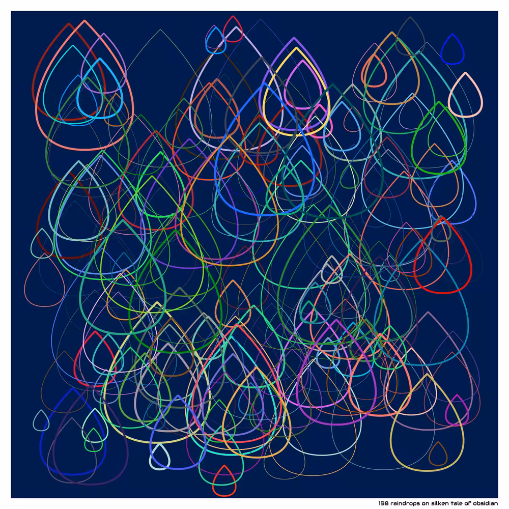 198 raindrops on silken tale of obsidian