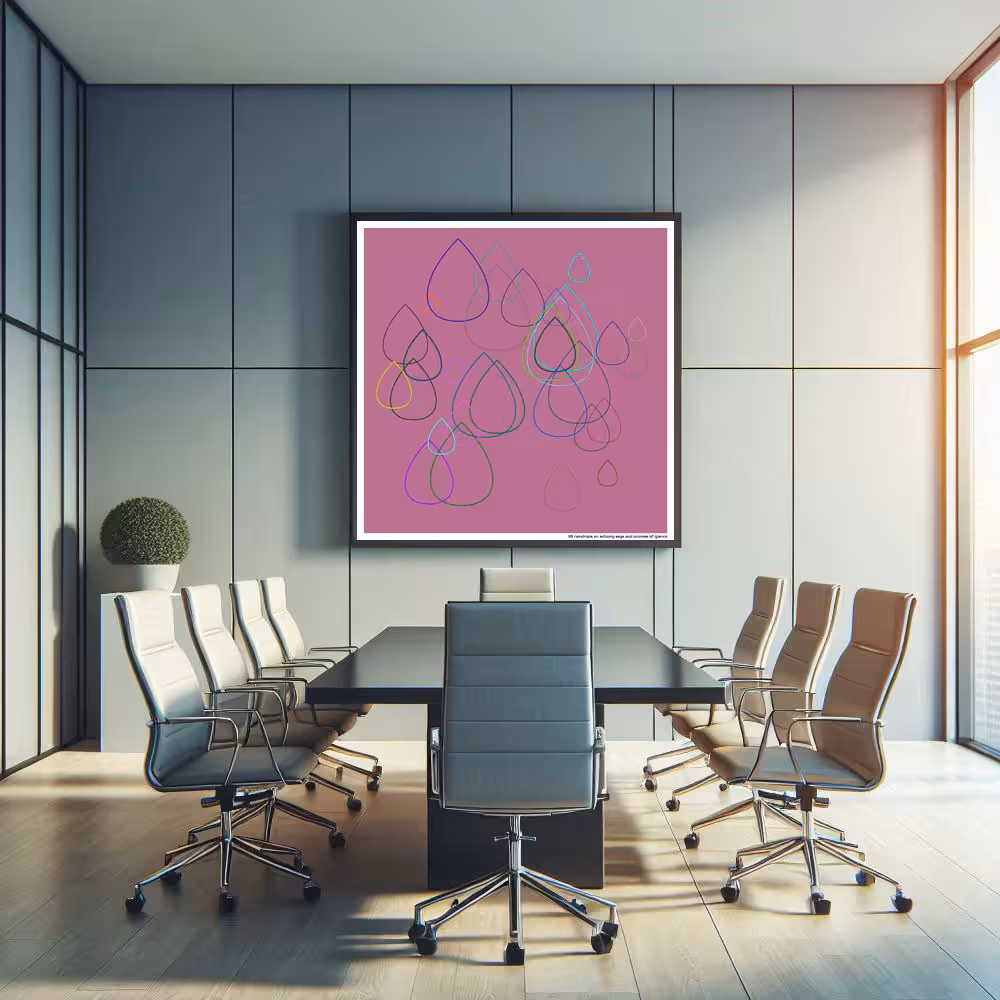 39 raindrops on echoing sage and promise of glance in room setting