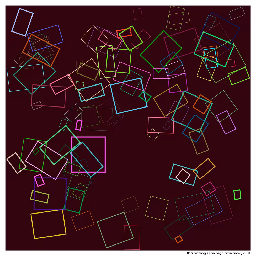 105 rectangles on reign from smoky dust