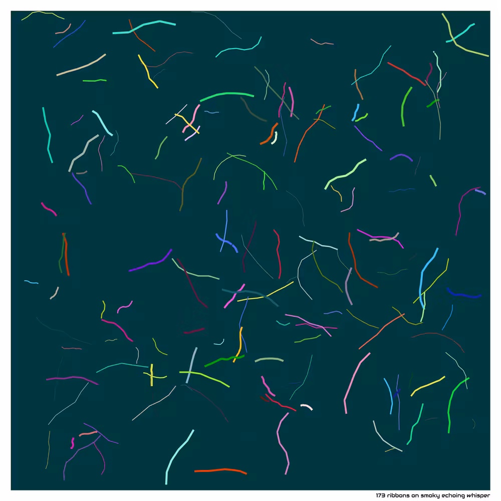 173 ribbons on smoky echoing whisper