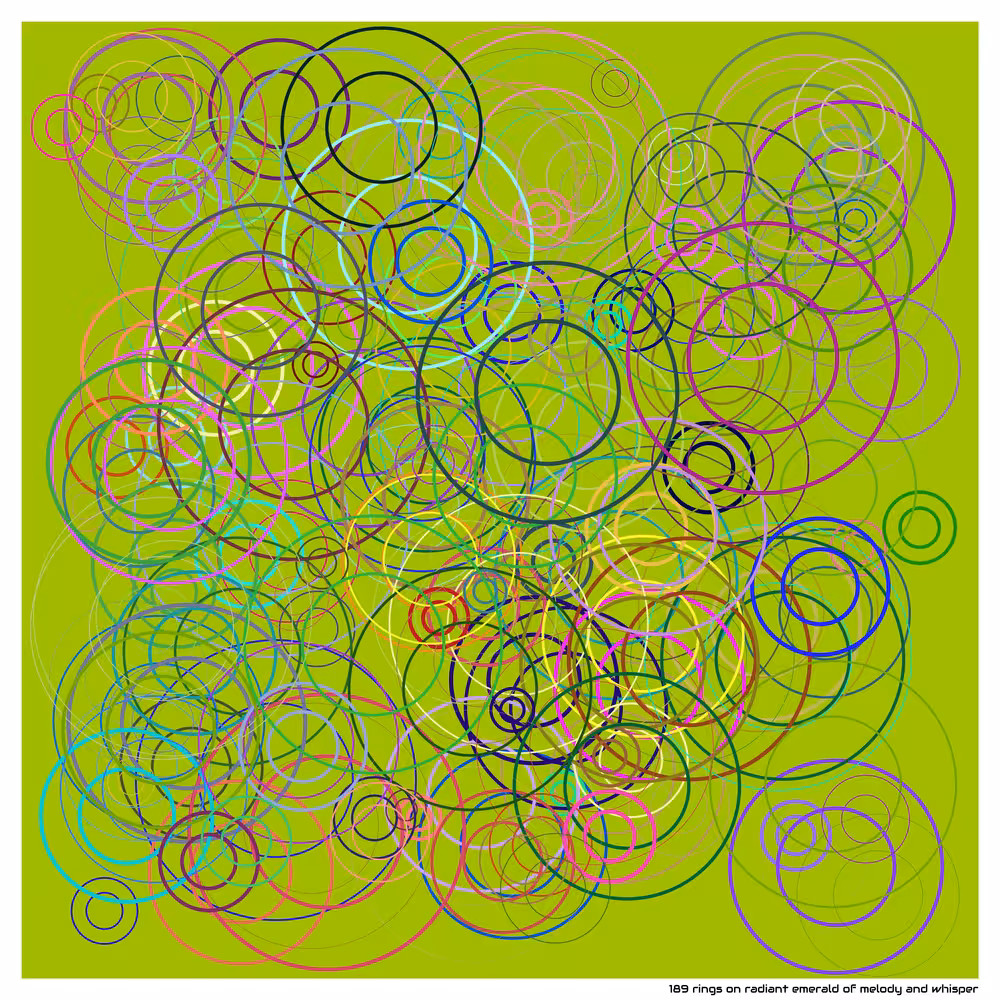 189 rings on radiant emerald of melody and whisper