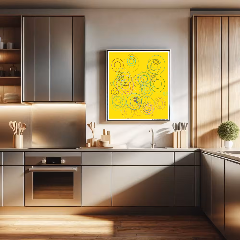 56 rings on misty peach and muted orchid in room setting