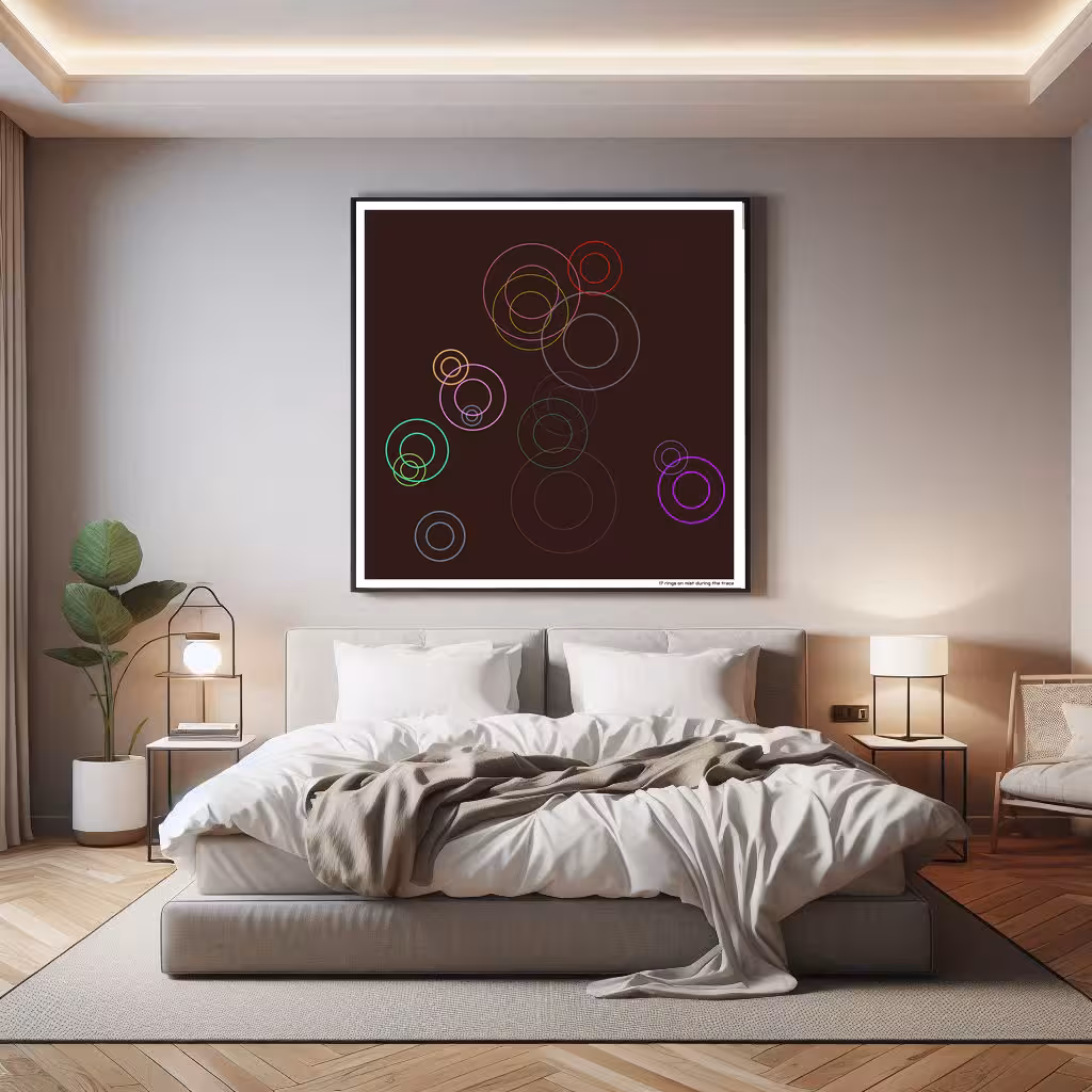 17 rings on mist during the trace in room setting