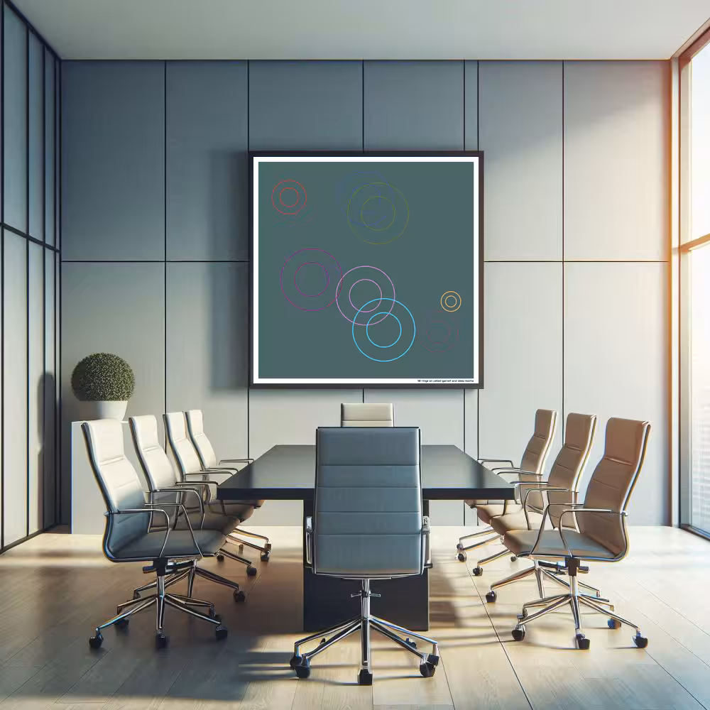 10 rings on veiled garnet and deep mocha in room setting